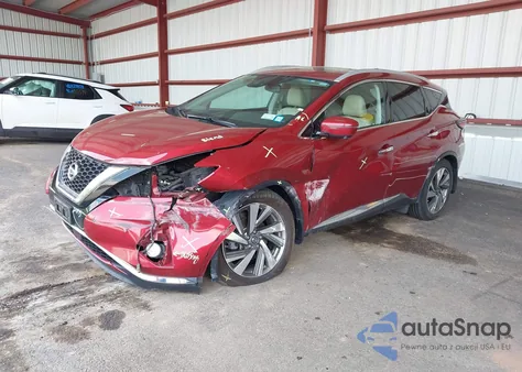 2019 Nissan Murano Sl from USA, damaged, VIN 5N1AZ2MS6KN133848